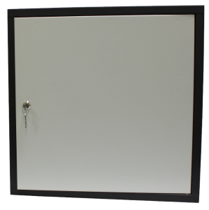 Szafka wisząca na 300 kluczy czarna z szarymi drzwiami Verotech